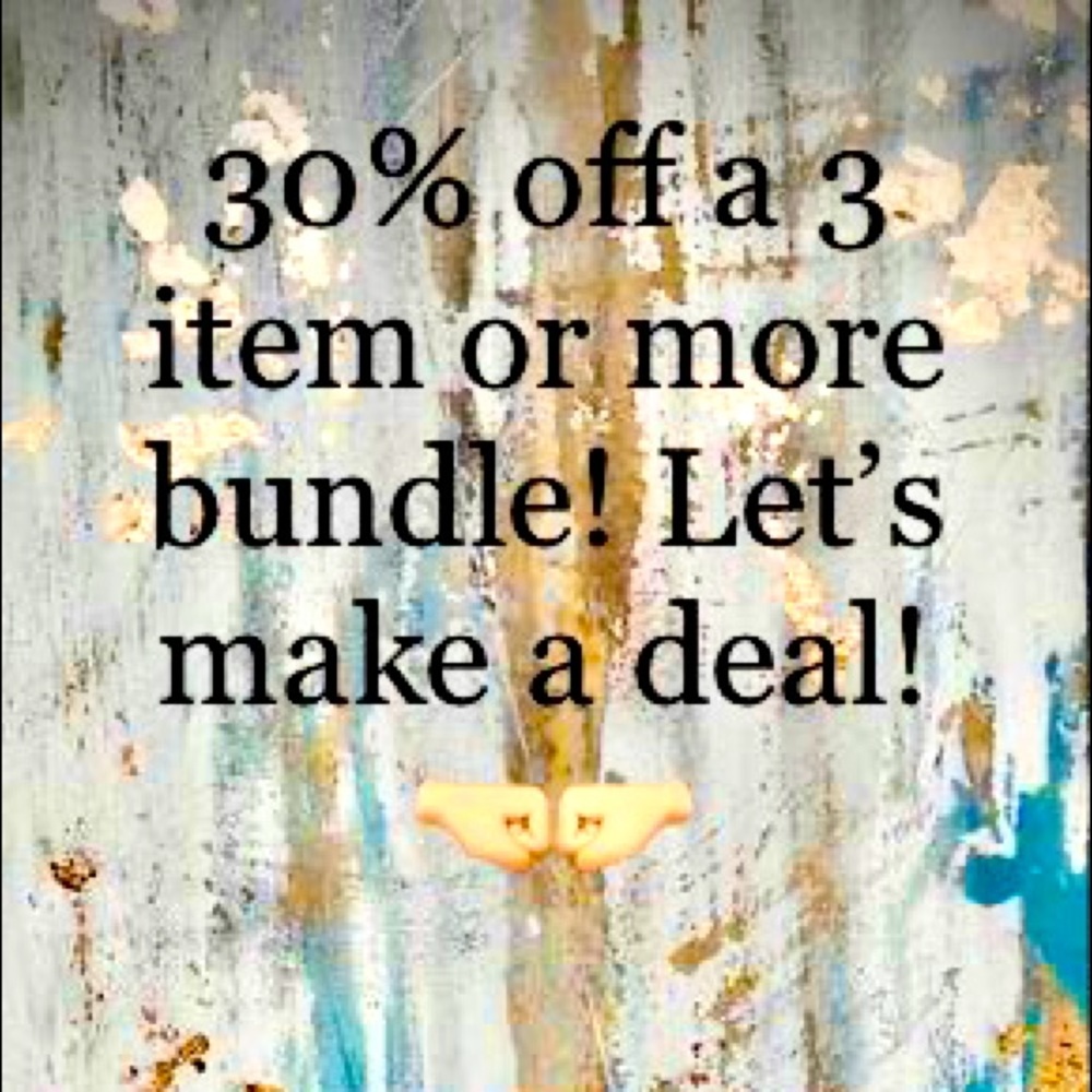 Receive a 30% discount for bundles of 3+ items!!